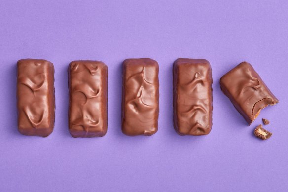 Chocolate bars are among the unhealthy foods often described as “hyperpalatable”.