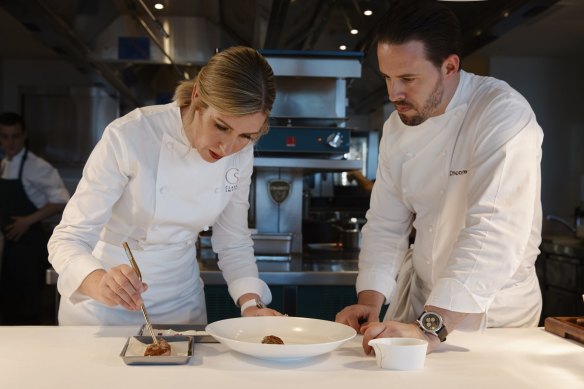 Clare Smyth and Alan Stuart of Oncore by Clare Smyth.