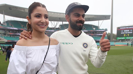 Virat Kohli is returning home after the first Test to be with his wife, Anushka Sharma, who is due to give birth to their first child in January.