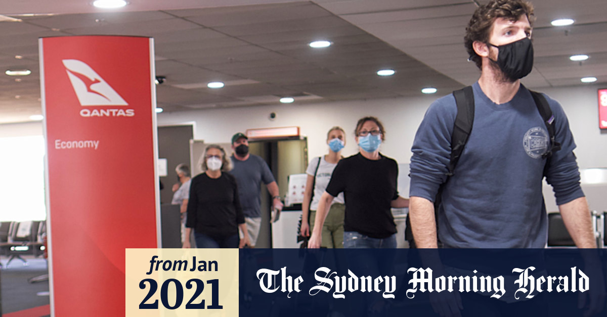 Coronavirus Australia Masks Tests Mandated For Travellers As Australia Targets New Covid 19 Strain