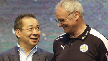 Leicester City Football Club Owner S Helicopter Crashes Outside