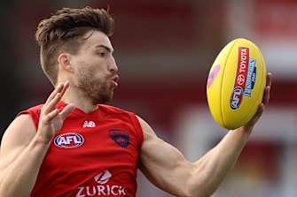 Eyes on the prize: Jack Viney.