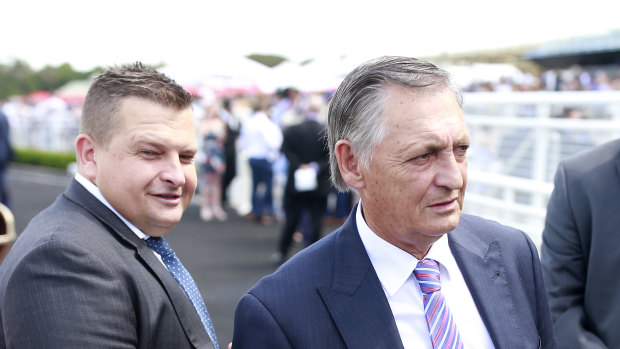 Trainers Paul and Peter Snowden.