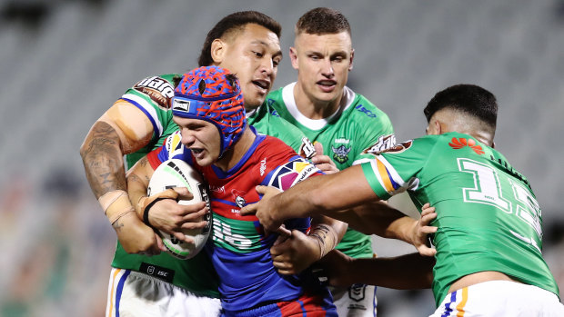 Kalyn Ponga's return from suspension gave Newcastle a boost.