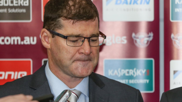 Suspended: Former Manly chief executive, now Roosters boss Joe Kelly.