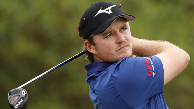 Eddie Pepperell hit the water at least four times before calling it a day.