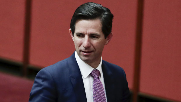Minister Simon Birmingham has called on US and China to respect the "long established rules of international trade".