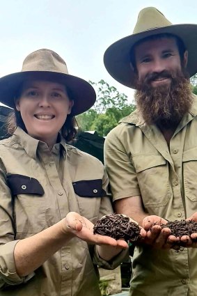 Business is booming for sustainable worm farmers, Rowan and Ellie Watson.