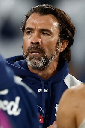 Geelong coach Chris Scott.