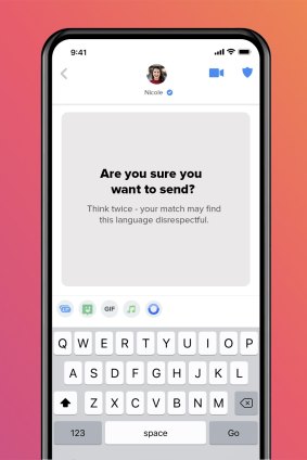 Tinder’s Are You Sure? feature has been rolled out in Australia US, Australia, Canada, New Zealand, UK, Ireland and Japan, and will be available in “additional markets” in the coming months.