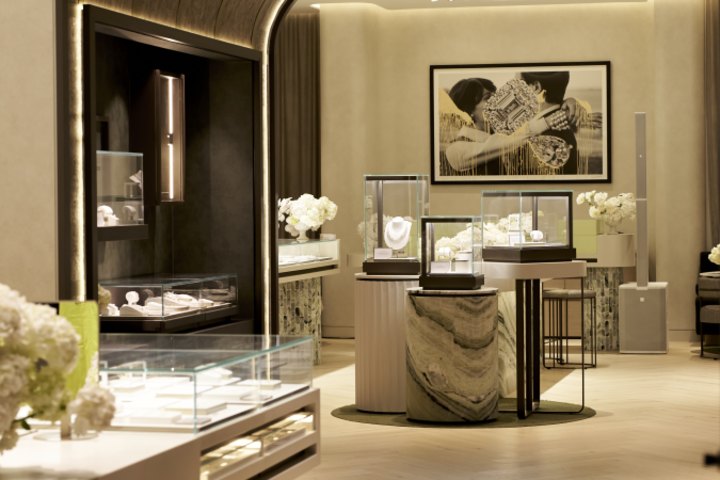 Inside the store, no expense has been spared on the fitout.