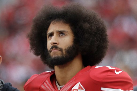 Former San Francisco 49ers quarterback Colin Kaepernick.