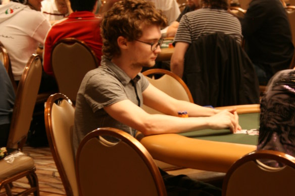 Professor Newall during his professional poker playing days.