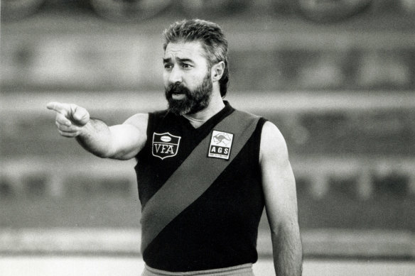 Phil Cleary in his Coburg Football Club days.