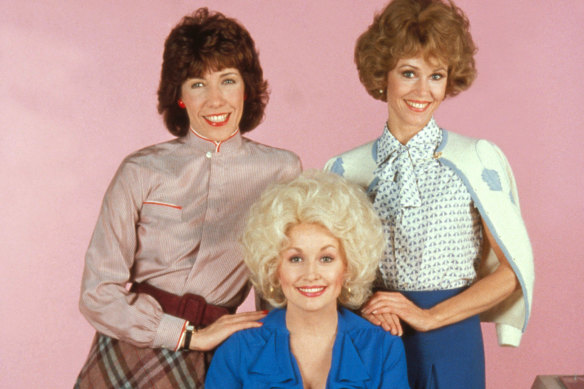 (L-R) Lily Tomlin, Dolly Parton and Jane Fonda fought to work 9 to 5 back in 1980, but employer groups want to change that in 2024.
