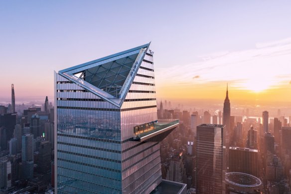New skyscraper viewing experiences keep being built, including The Edge at Hudson Yards. (Yes, those are people climbing along the edge.)