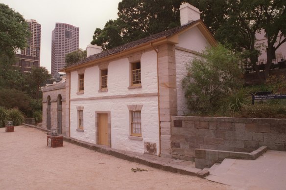 Cadman’s Cottage at Circular Quay, the last surviving visible link to early Sydney Cove.