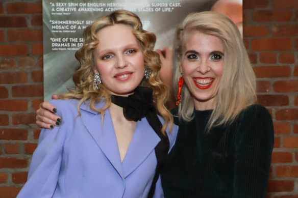 “You cannot take your eyes off her face”: Odessa Young and Eva Husson at a Mothering Sunday special screening in New York.