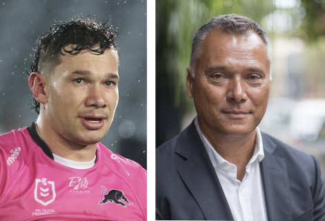 Penrith winger Brent Naden and Indigenous broadcaster Stan Grant are related.
