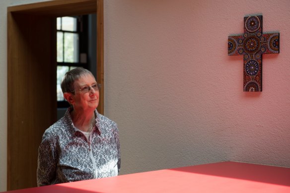 Sister Brigid Arthur, pictured at the Brigidine Order in Albert Park, Melbourne, in 2016. 