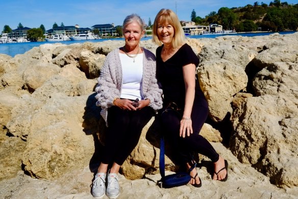 Karen and Robin at the Zephyr Cafe in East Fremantle.