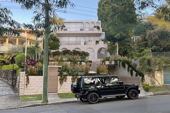 The Vaucluse house owned by Nevin Serbest was sold with approval for a rebuild by architect Bruce Stafford.
