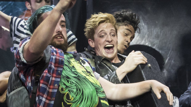 Linden Furnell (centre) in American Idiot.
