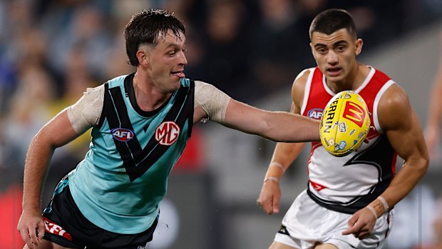 Port Adelaide star Zak Butters has been enveloped in a storm of controversy over a comment to an umpire during Gather Round.