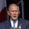Donald Trump on defensive after George W. Bush calls out domestic terrorism