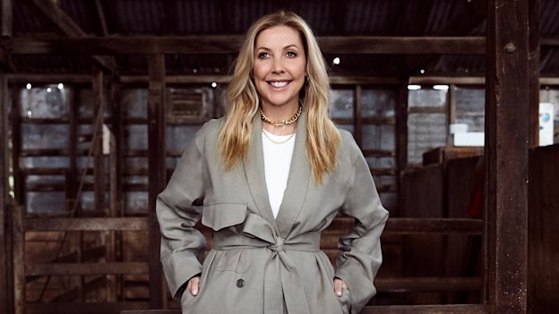Catriona Rowntree wears Oroton: “I’ve realised that if nothing else in their world changes, I’m able to step out and come back.”