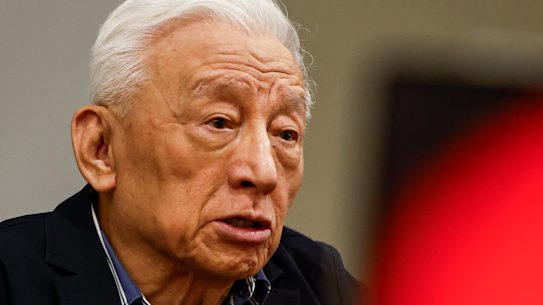 Taiwanese billionaire Robert Tsao at his home in Taipei on Sunday. 