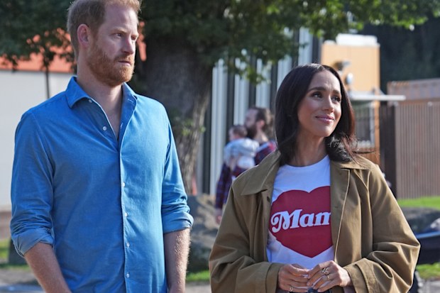 The Duke and Duchess of Sussex, Prince Harry and Meghan Markle take part in the Scar Tree Walk on day three of the royal trip on April 16, 2026 in Melbourne, Australia.