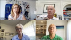  Clockwise from top left: Karen Moses, director of Boral and Orica, Richard Goyder, chairman of Qantas, chairman and Woodside, Zlatko Todorcevski, director of Coles and The Star Entertainment and Christine Bartlett, director of Sigma Healthcare and Mirvac.