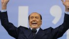 Silvio Berlusconi, leader of Forza Italia, holds a campaign rally in Rome ahead of the general election.