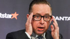Qantas CEO Alan Joyce at the airline’s FY22 results on August 25.
