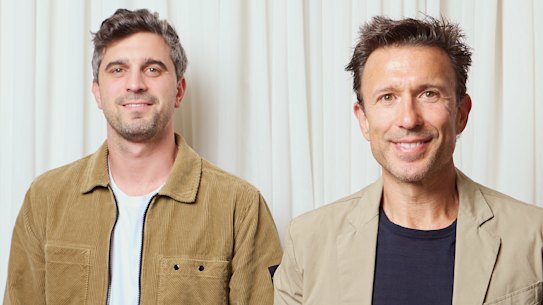 Nick Molnar and Anthony Eisen. Afterpay celebrated its 10th birthday this week.