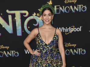 Stephanie Beatriz at the premiere of Encanto in Los Angeles last month.