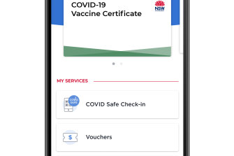 The Service NSW app will let you know if you’ve visited a COVID site – but you have to search for the feature in your history.