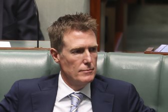 Christian Porter in the House of Representatives on Tuesday.  