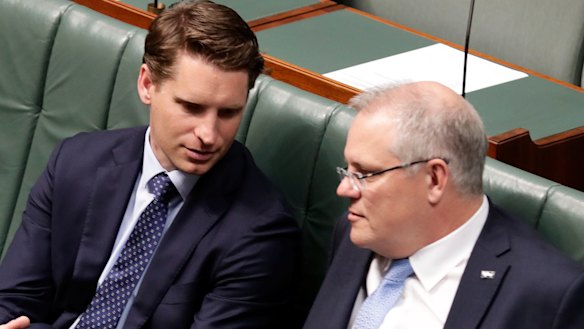 Liberal MP Andrew Hastie, pictured with Prime Minister Scott Morrison.
