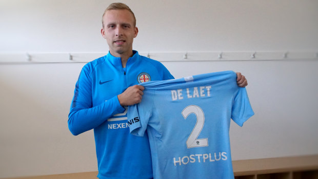 Melbourne City signing Ritchie De Laet.