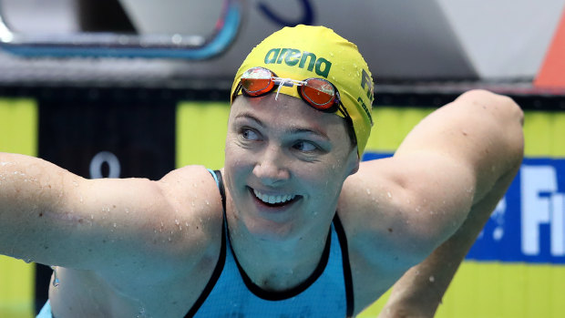 Cate Campbell has finished atop the women's World Cup standings.