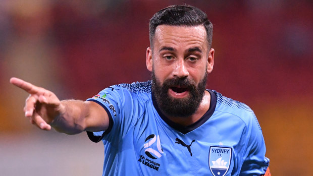 Alex Brosque is hanging up his boots, much to the disappointment of his teammates. 