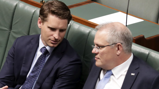 Liberal MP Andrew Hastie, pictured with Prime Minister Scott Morrison.