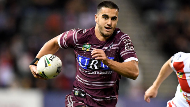 Tom Wright will link with the Brumbies after making his NRL debut with Manly.