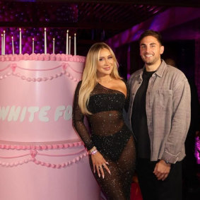 Georgia Moore and Daniel Contos celebrate the 10th birthday of White Fox Boutique.