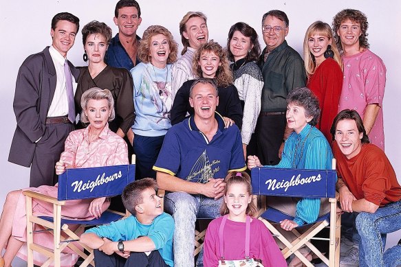 As they were: the Neighbours cast in 1989.