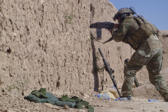 A special forces soldier in Afghanistan in 2011.