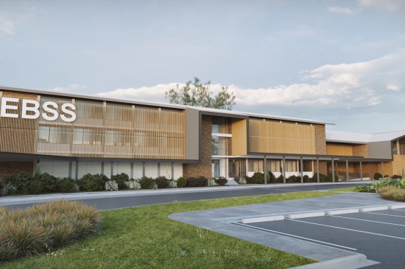 An artist’s impression of the new East Brisbane State School, to be colocated with Coorparoo Secondary College.