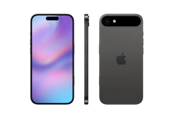 One of many unofficial iPhone 17 Air renders circling the internet, based on leaked images and specs.